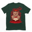 Camiseta Básica Unissex Invicibility Bear Heart - VERDE 