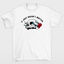 Camiseta Básica Unissex It Just Doesn't Matter Skull Rose - branco
