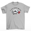 Camiseta Básica Unissex It Just Doesn't Matter Skull Rose - cinza