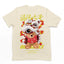 camiseta basica Pérola estampa de ursinho asiático -Pérola