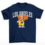 Camiseta Básica azul marinho Feminina Los Angeles Ursinho Basketball - Azul marinho