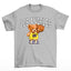 Camiseta Básica cinza Feminina Los Angeles Ursinho Basketball - Cinza