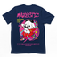 Camiseta rosa Básica Com Estampa Panda Pixador - Azul Marinho