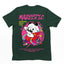 Camiseta rosa Básica Com Estampa Panda Pixador - Verde