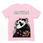 Camiseta Básica Moyan King Panda - Rosa Bebê