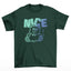 Camiseta Básica verde Unissex Com Estampa Urso De Pelúcia - Verde