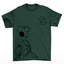 Camiseta Básica Feminina verde Com Estampa Ursinho Acenando - Verde