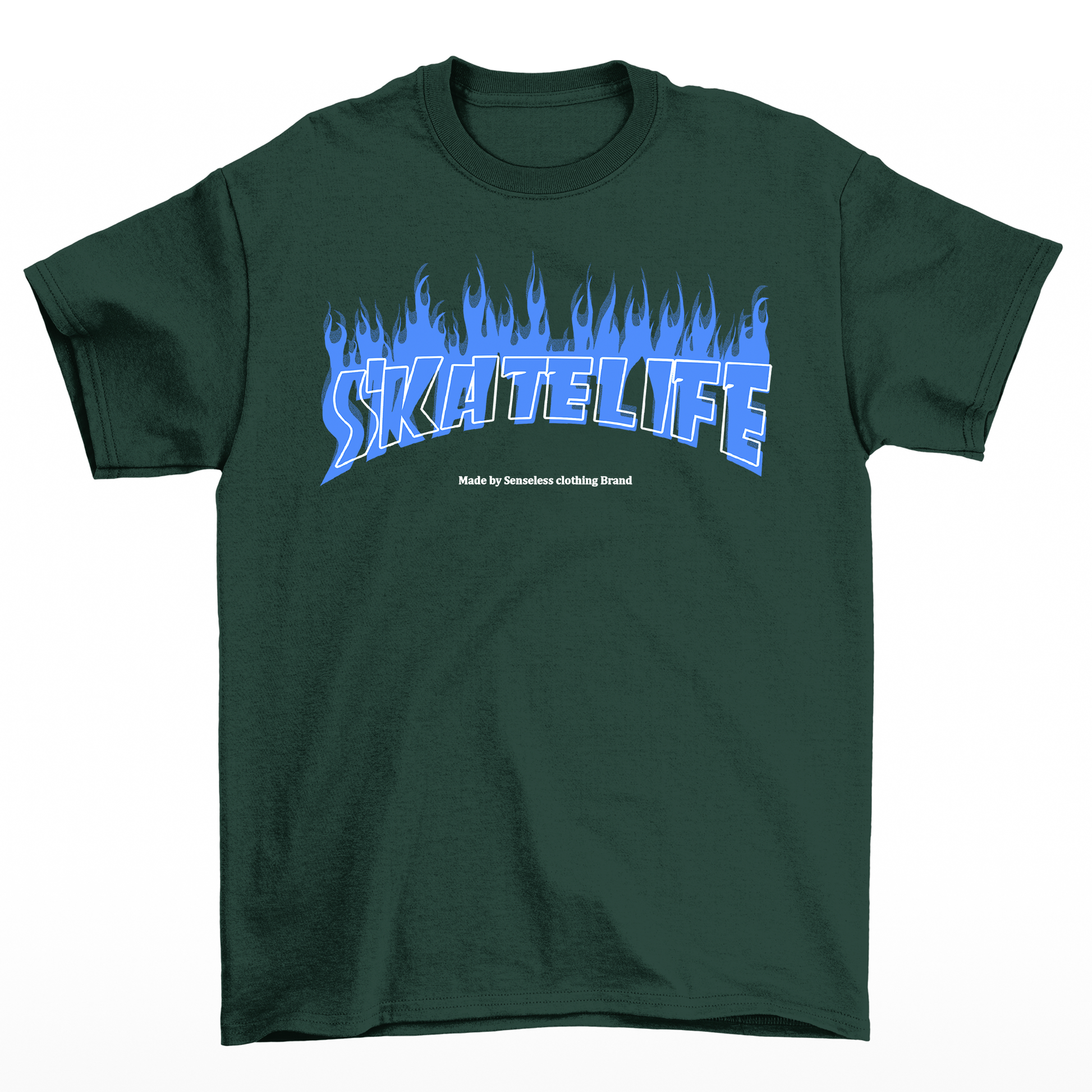 Camiseta Básica Algodão Skatelife Urban - verde