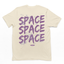 Camiseta Básica Space Space Bear  - pérola