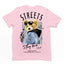 Camiseta Básica Algodão Streets Bear- Rosa Bebê
