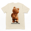 camiseta básica pérola com estampa ursinho engraçado - Pérola