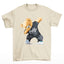 camiseta básica pérola estampa urso dab - Pérola
