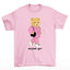 camiseta básica rosa bebê ursinha de bolsa - Rosa Bebê