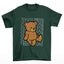 Camiseta basica verde com estampa teddy ursinho - Verde