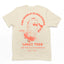 Camiseta Básica The World Is Delicious Lucky Taco - pérola