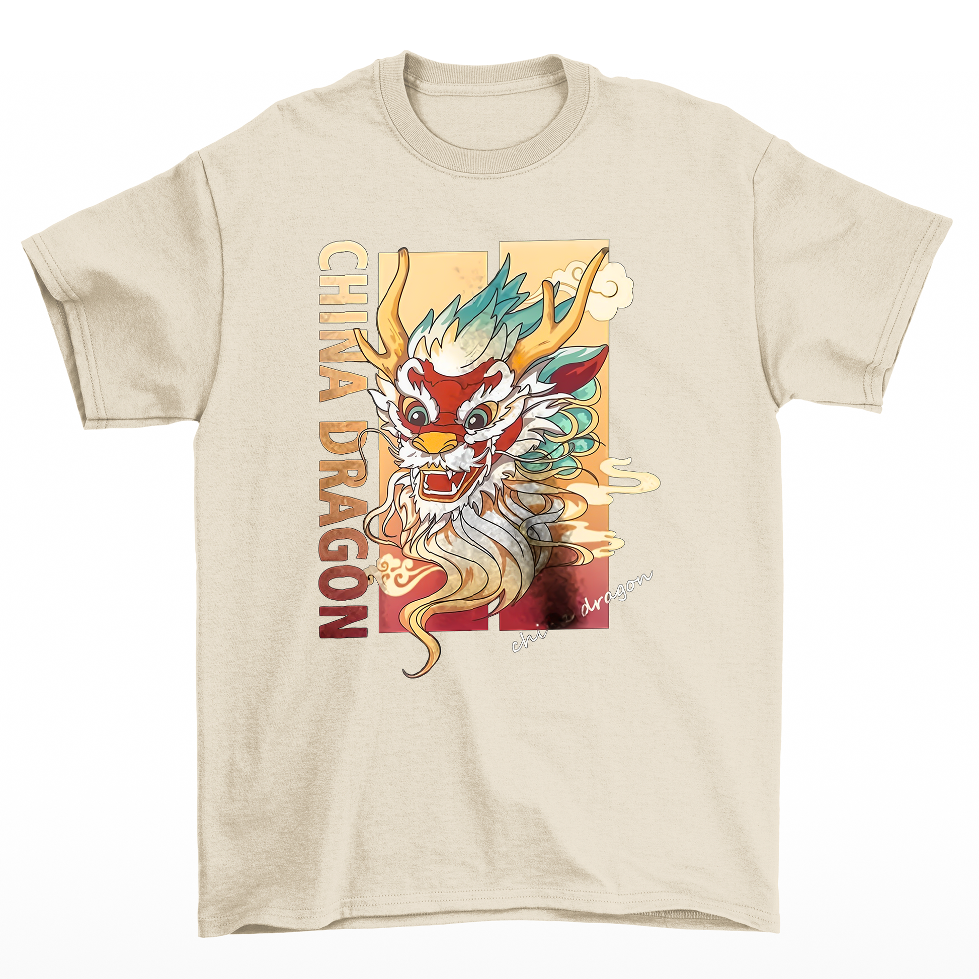 Camiseta Básica Unissex China Dragon Culture - Pérola