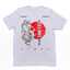 Camiseta Básica Unissex Dragão Japonês Style - Lilás
