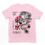 Camiseta Básica Unissex Dragon Dance Festival Japão - Rosa Bebê