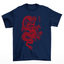 Camiseta Básica Unissex Red Dragon - Azul Marinho 