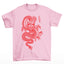 Camiseta Básica Unissex Red Dragon - Rosa Bebê