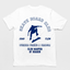 Camiseta Básica Unissex Skate Board Club - branco