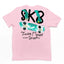 Camiseta Básica Unissex Com Estampa SkateBoard- Rosa bebe