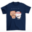 Camiseta básica azul marinho 
com estampa panda exercício - Azul Marinho