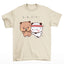 Camiseta básica pérola com estampa panda exercício - Pérola
