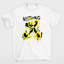 camiseta básica branca estampa de urso nothing - Branco