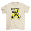 camiseta básica pérola estampa de urso nothing 