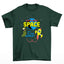 Camiseta Básica Algodão Space Airplane  - verde