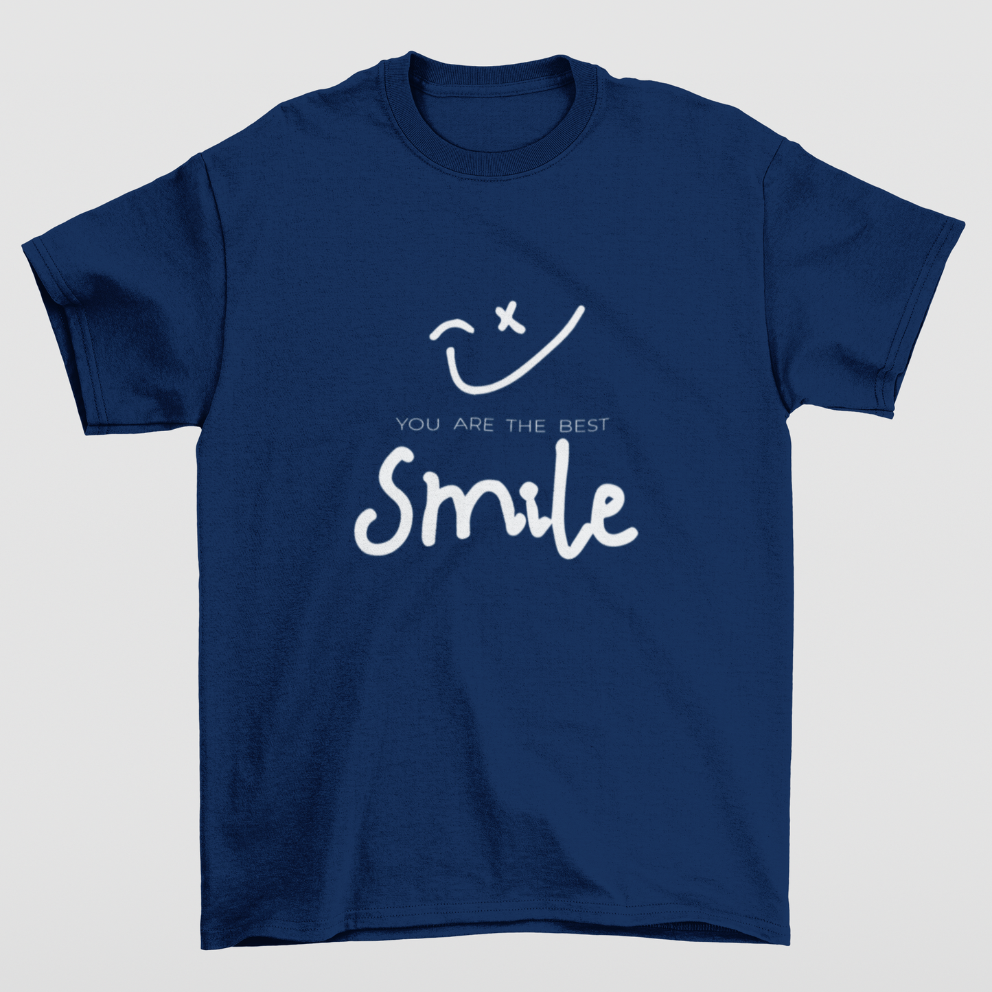 Camiseta Básica Best Smile - azul- marinho