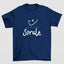 Camiseta Básica Best Smile - azul- marinho