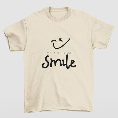 Camiseta Básica Best Smile - pérola