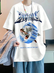 Camiseta Básica Unissex Enjoy Flying In The Sky