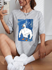 Camiseta Básica Feminina Strong Duck Gym