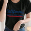 Camiseta Básica Feminina Com Estampa CAlifornia 1981