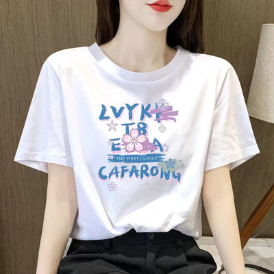 Camiseta Básica Feminina Stayreal The First Glance Flower - branco