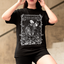 Camiseta Básica Feminina Valentine Skeleton Romance - PRETO 