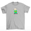 Camiseta Básica Masculina Pote Fake Smile -cinza