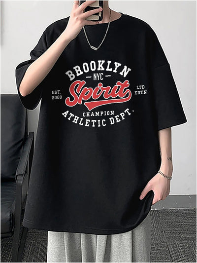 Camiseta Básica Unissex Com Estampa Espirito De Campeão