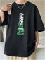 Camiseta Básica Unissex Com Estampa Coelho Verde Neon