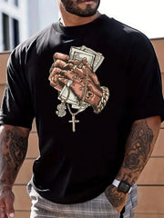 Camiseta Básica Unissex Money And Faith Tattoo