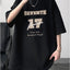 Camiseta Básica Unissex Com Estampa Jogador De Baseball Numero Dezessete