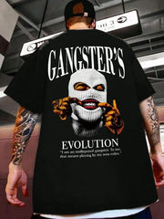Camiseta Básica Masculina Gangster's Evolution Mask