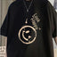 Camiseta Básica Unissex Look Happy Smile preto