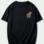 Camiseta Básica Unissex Com Estampa Bola De Basket - Preto