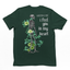 Camiseta Básica Unissex I Feel You in My Heart Skull  - verde