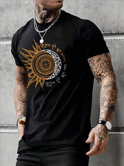 Camiseta Básica Unissex Lua E Sol Combination