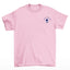 Camiseta Básica Unissex Skate Board Club - rosa bebê